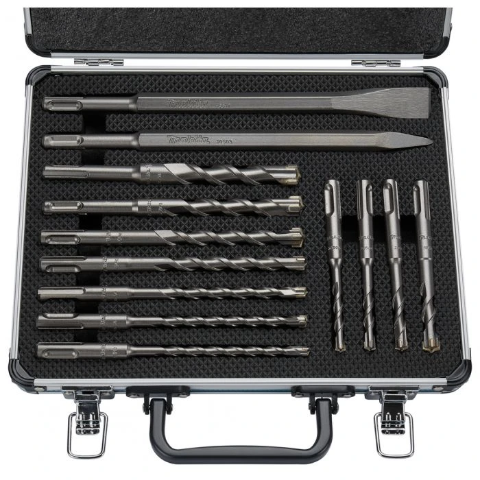 Makita B-64674 PB4S SDS+ Boor/beitelset 13-delig 2 Makita B-64674 PB4S SDS+ Boor/beitelset 13-delig - Afbeelding 2