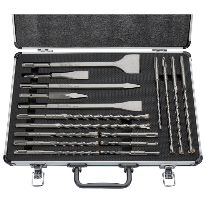 Makita B-64680 PB4S SDS+ Boor/beitelset 17-delig 2 Makita B-64680 PB4S SDS+ Boor/beitelset 17-delig - Afbeelding 2