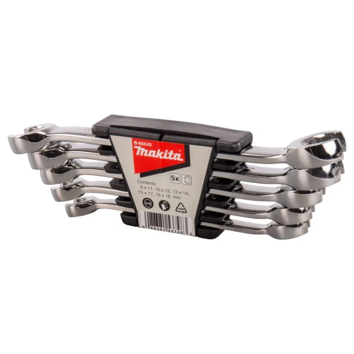 Makita B-65545 Ringsleutelset Open 5-delig 2 Makita B-65545 Ringsleutelset Open 5-delig - Afbeelding 2