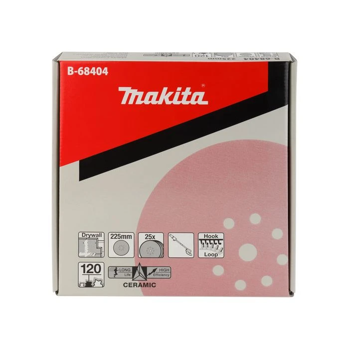 Makita B-68404 Schuurschijf 225mm K120 Velcro 7 Makita B-68404 Schuurschijf 225mm K120 Velcro - Afbeelding 7