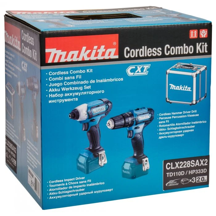 Makita CLX228SAX2 12 V Max Combiset (klop)boren En (slag)schroeven 12 Makita CLX228SAX2 12 V Max Combiset (klop)boren En (slag)schroeven - Afbeelding 12