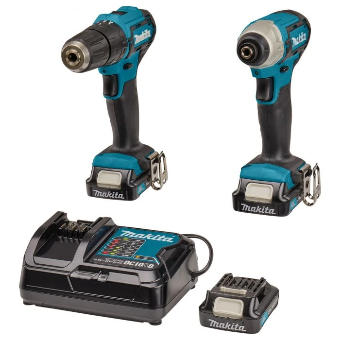 Makita CLX228SAX2 12 V Max Combiset (klop)boren En (slag)schroeven 4 Makita CLX228SAX2 12 V Max Combiset (klop)boren En (slag)schroeven - Afbeelding 4