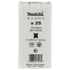 Makita D-03763-25 PBS: Betonboor 5,5x110mm 6 Makita D-03763-25 PBS: Betonboor 5,5x110mm -Aanbiedingen Tool Gigant Winkel D 03763 25 C1N1
