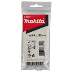 Makita D-06557 Metaalboor 9.5X125mm (5 Stuks) HSS 7 Makita D-06557 Metaalboor 9.5X125mm (5 Stuks) HSS -Aanbiedingen Tool Gigant Winkel D 06557 C1N1