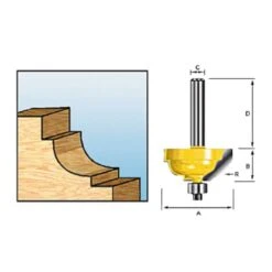 Makita D-11673 Hollijstproffr+lag R6,35 S8 7 Makita D-11673 Hollijstproffr+lag R6,35 S8 -Aanbiedingen Tool Gigant Winkel D 11673 A1C0 1