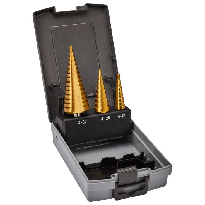 Makita D-46573 Trappenboorset HSS 3-delig 4 Makita D-46573 Trappenboorset HSS 3-delig - Afbeelding 4