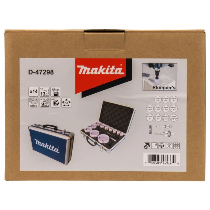 Makita D-47298 Gatzaagset 14-delig 9 Makita D-47298 Gatzaagset 14-delig - Afbeelding 9
