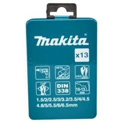 Makita D-54019 Metaalborenset 13-delig 1,5-6,5mm 10 Makita D-54019 Metaalborenset 13-delig 1,5-6,5mm -Aanbiedingen Tool Gigant Winkel D 54019 C1C0 1