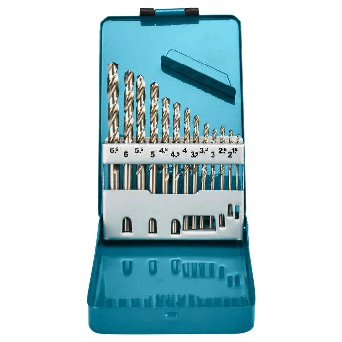Makita D-54019 Metaalborenset 13-delig 1,5-6,5mm 1 Makita D-54019 Metaalborenset 13-delig 1,5-6,5mm