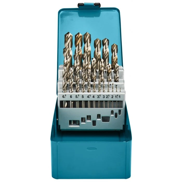Makita D-54031 Metaalborenset 25-delig 1-13mm 1 Makita D-54031 Metaalborenset 25-delig 1-13mm