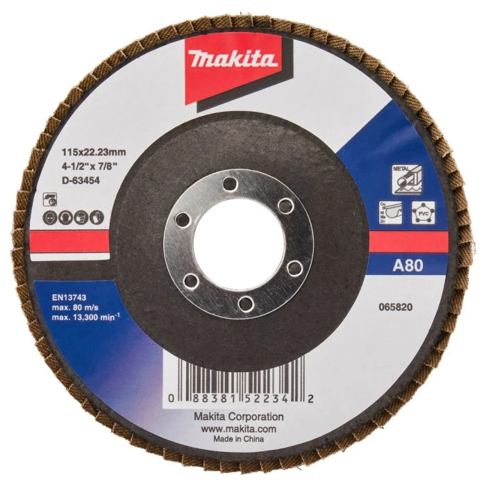 Makita D-63454-10 Lamellenschijf 115mm A80 1 Makita D-63454-10 Lamellenschijf 115mm A80