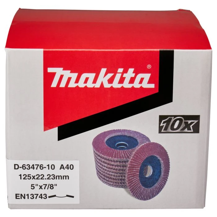 Makita D-63476-10 Lamellenschijf 125mm A40 3 Makita D-63476-10 Lamellenschijf 125mm A40 - Afbeelding 3