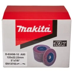 Makita D-63498-10 Lamellenschijf 125mm A80 5 Makita D-63498-10 Lamellenschijf 125mm A80 -Aanbiedingen Tool Gigant Winkel D 63498 10 C1N1