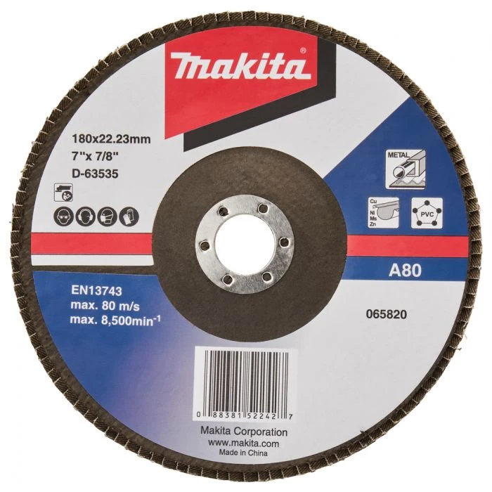 Makita D-63535-10 Lamellenschijf 180mm A80 1 Makita D-63535-10 Lamellenschijf 180mm A80