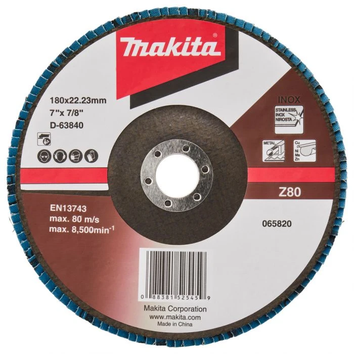 Makita D-63840-10 Lamellenschijf 180mm Z80 1 Makita D-63840-10 Lamellenschijf 180mm Z80
