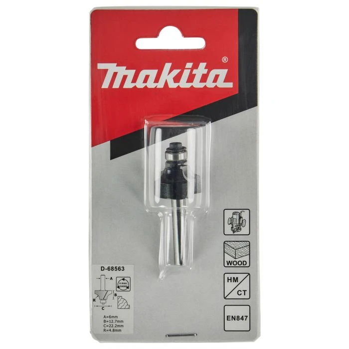 Makita D-68563 Kwartrondfrees 22,2x12,7 S6 4 Makita D-68563 Kwartrondfrees 22,2x12,7 S6 - Afbeelding 4