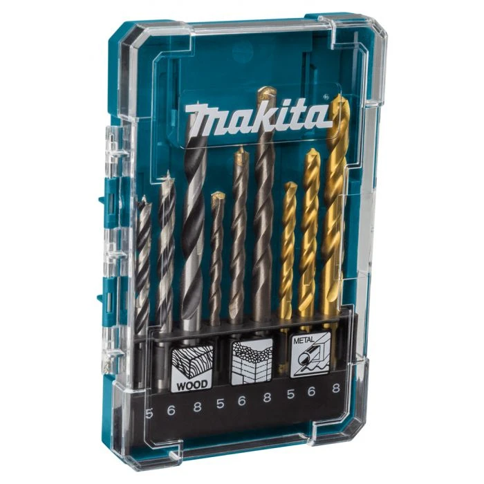 Makita D-71962 Borenset Steen/Hout/Metaal 9-delig 10 Makita D-71962 Borenset Steen/Hout/Metaal 9-delig - Afbeelding 10