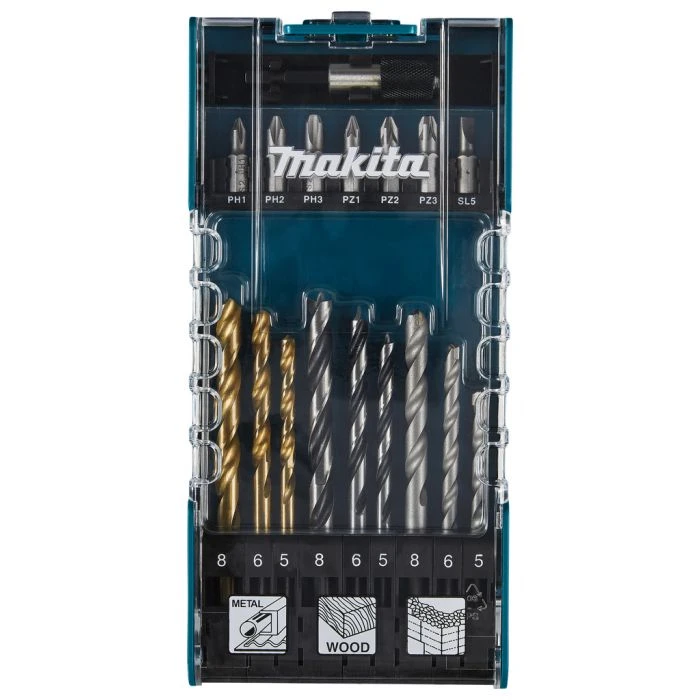 Makita D-74887 Boor-/schroefbitset 17-delig 8 Makita D-74887 Boor-/schroefbitset 17-delig - Afbeelding 8