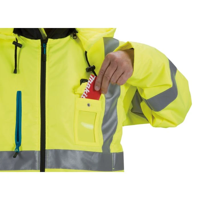 Makita DCJ206ZXL Verwarmde Veiligheidsjas XL 4 Makita DCJ206ZXL Verwarmde Veiligheidsjas XL - Afbeelding 4