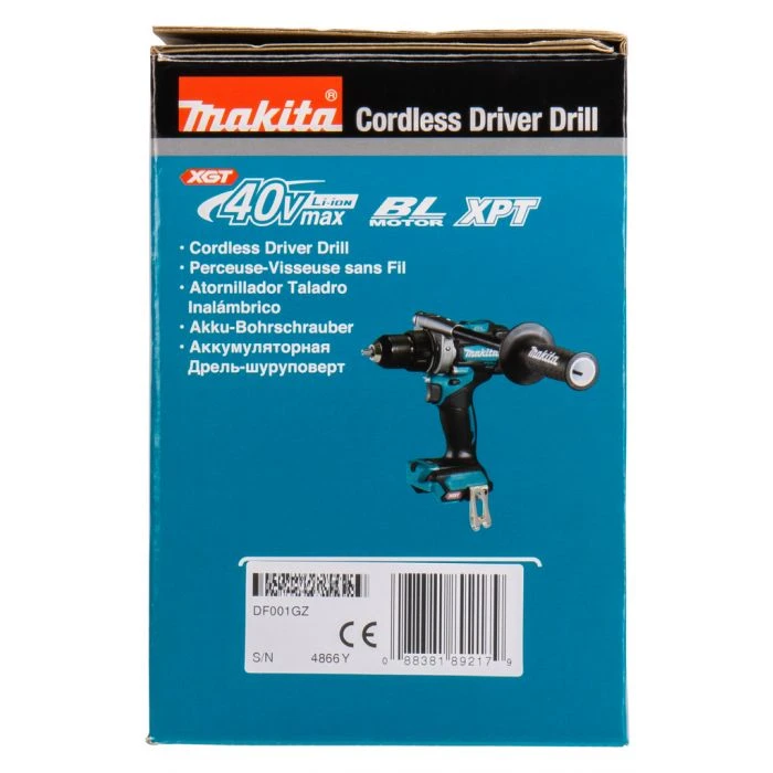 Makita DF001GZ 40 V Max Boor-/schroefmachine 6 Makita DF001GZ 40 V Max Boor-/schroefmachine - Afbeelding 6