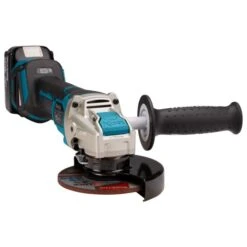 Makita DGA519RTJ 18 V Haakse Slijper 125 Mm X-LOCK 20 Makita DGA519RTJ 18 V Haakse Slijper 125 Mm X-LOCK -Aanbiedingen Tool Gigant Winkel DGA519RTJ C2L0