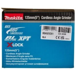Makita DGA521ZX1 18 V Haakse Slijper 125 Mm X-LOCK -Aanbiedingen Tool Gigant Winkel DGA521ZX1 C2N1