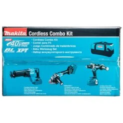 Makita DK0159G301 40 V Max Combiset Boren, Schroeven, Zagen En Slijpen -Aanbiedingen Tool Gigant Winkel DK0159G301 C3N1