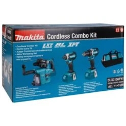 Makita DLX3106TW1 18 V Combiset Voor (slag)schroeven En Boren In Hout En Beton -Aanbiedingen Tool Gigant Winkel DLX3106TW1 A1L1