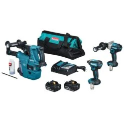Makita DLX3154TX1 18 V Combiset Voor Allround Tot Zwaar Boor-en Schroefwerk -Aanbiedingen Tool Gigant Winkel DLX3154TX1 C1R0