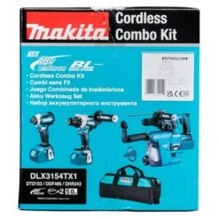 Makita DLX3154TX1 18 V Combiset Voor Allround Tot Zwaar Boor-en Schroefwerk -Aanbiedingen Tool Gigant Winkel DLX3154TX1 C2N1