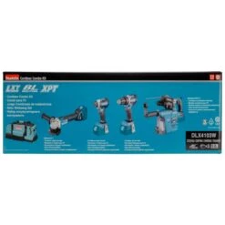 Makita DLX4103W 18 V Combiset Voor Allround Boor-, Schroef- En Slijpwerk 10 Makita DLX4103W 18 V Combiset Voor Allround Boor-, Schroef- En Slijpwerk -Aanbiedingen Tool Gigant Winkel DLX4103W C1N1