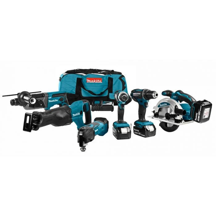 Makita DLX6038T 18 V Combiset Voor Divers Zaag-, Boor- En (slag)schroefwerk 3 Makita DLX6038T 18 V Combiset Voor Divers Zaag-, Boor- En (slag)schroefwerk - Afbeelding 3