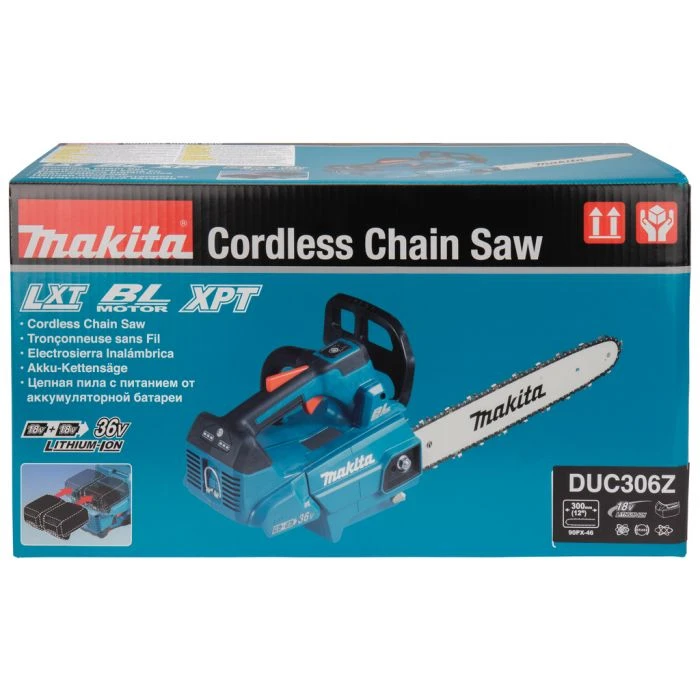 Makita DUC306Z 2x18 V Tophandle Kettingzaag 30 Cm 4 Makita DUC306Z 2x18 V Tophandle Kettingzaag 30 Cm - Afbeelding 4