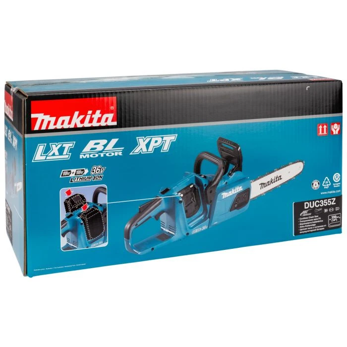 Makita DUC355Z 2x18 V Kettingzaag 35 Cm 6 Makita DUC355Z 2x18 V Kettingzaag 35 Cm - Afbeelding 6