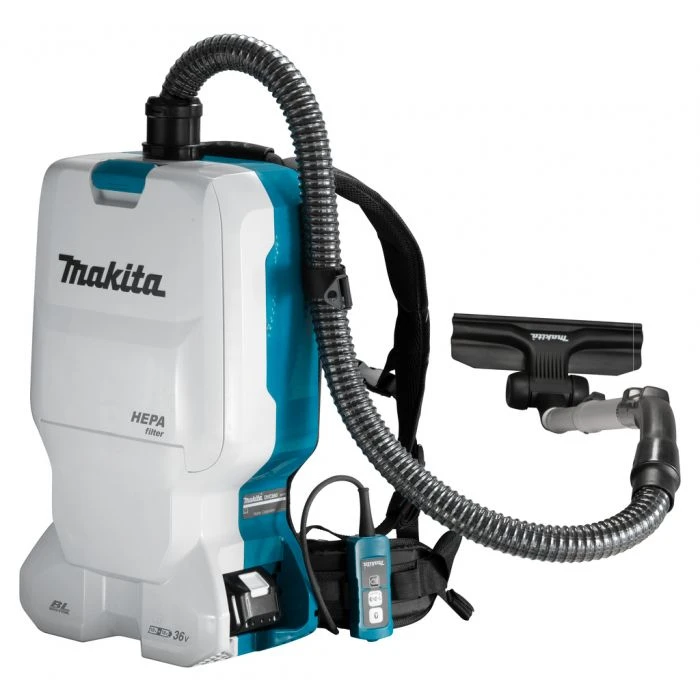 Makita DVC660PT2 2x18 V Rugstofzuiger Voor Schoonmaak 5 Makita DVC660PT2 2x18 V Rugstofzuiger Voor Schoonmaak - Afbeelding 5