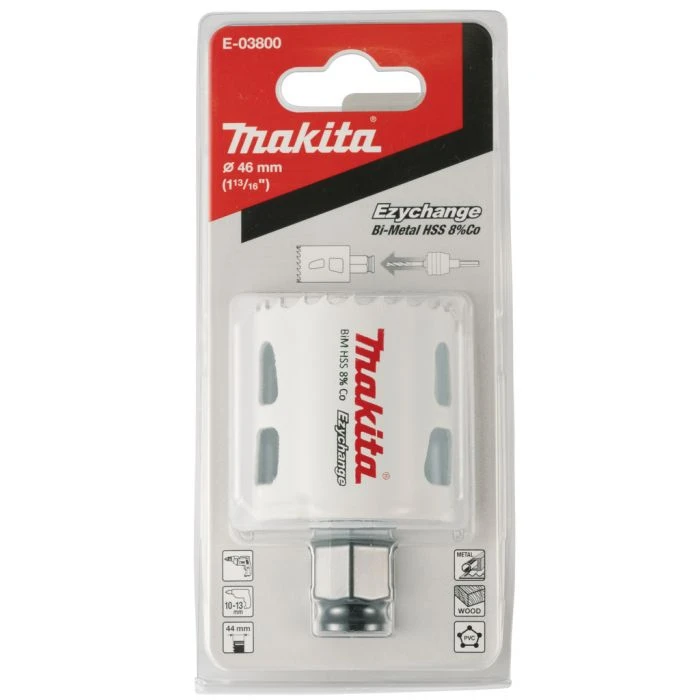 Makita E-03800 Gatzaag 46mm Snelwissel BiM 6 Makita E-03800 Gatzaag 46mm Snelwissel BiM - Afbeelding 6