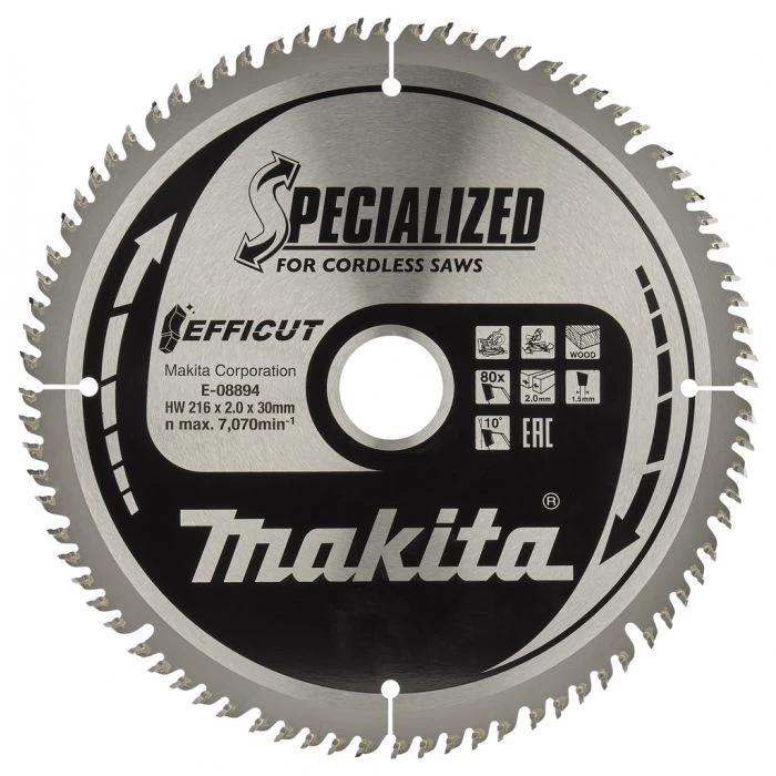 Makita E-08894 Afkortzaagblad Hout 1 Makita E-08894 Afkortzaagblad Hout