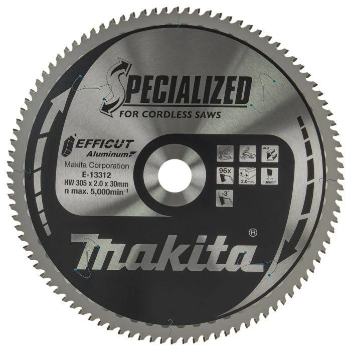 Makita E-13312 Afkortzaagblad Aluminium 8 Makita E-13312 Afkortzaagblad Aluminium - Afbeelding 8