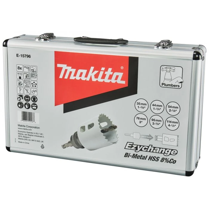 Makita E-15796 Gatzaagset 8-delig Hout/metaal 3 Makita E-15796 Gatzaagset 8-delig Hout/metaal - Afbeelding 3