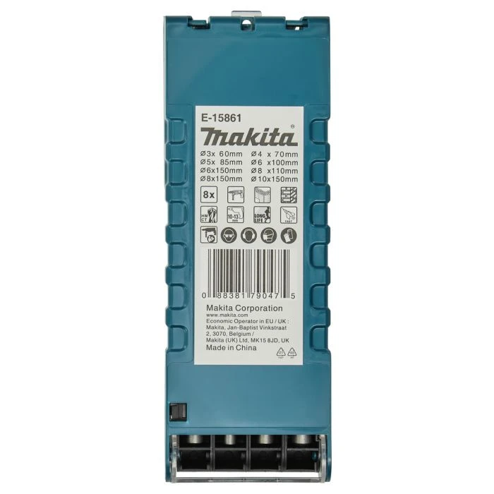 Makita E-15861 Steenborenset 8-delig 5 Makita E-15861 Steenborenset 8-delig - Afbeelding 5