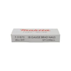 Makita F-31870 Brad 20mm 1,0x1,2mm 6 Makita F-31870 Brad 20mm 1,0x1,2mm -Aanbiedingen Tool Gigant Winkel F 31870 A1C1
