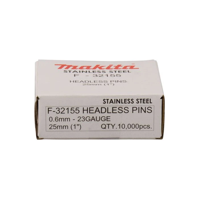 Makita F-32155 Pin 25mm 0,6mm RVS 3 Makita F-32155 Pin 25mm 0,6mm RVS - Afbeelding 3