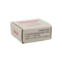 Makita F-32168 Pin 30mm 0,6mm RVS 9 Makita F-32168 Pin 30mm 0,6mm RVS -Aanbiedingen Tool Gigant Winkel F 32168 A1L1
