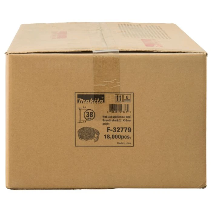 Makita F-32779 Nagel Hout 2,1x38mm Glad 2 Makita F-32779 Nagel Hout 2,1x38mm Glad - Afbeelding 2