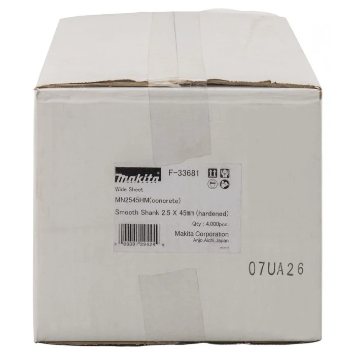 Makita F-33681 Steennagel 2,5x45mm Glad 4 Makita F-33681 Steennagel 2,5x45mm Glad - Afbeelding 4