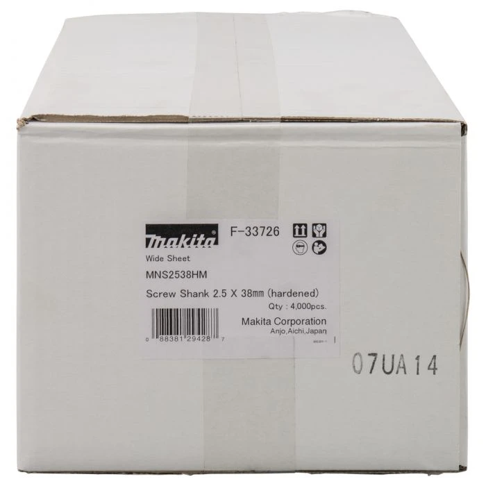 Makita F-33726 Staalnagel 2,5x38mm Getordeerd 4 Makita F-33726 Staalnagel 2,5x38mm Getordeerd - Afbeelding 4