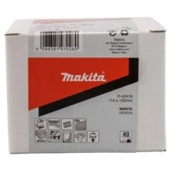 Makita P-42416 Schuurvel 114x102 K40 Red Velcro -Aanbiedingen Tool Gigant Winkel P 42416 C1N1