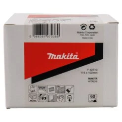 Makita P-42519 Schuurvel 114x102 K60 White Velcro -Aanbiedingen Tool Gigant Winkel P 42519 C1N1