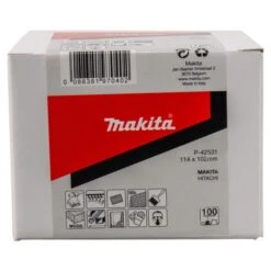 Makita P-42531 Schuurvel 114x102 K100 White Velcro -Aanbiedingen Tool Gigant Winkel P 42531 C1N1