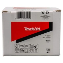 Makita P-42547 Schuurvel 114x102 K120 White Velcro -Aanbiedingen Tool Gigant Winkel P 42547 C1N1